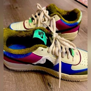 Custom Multicolored Air Force 1s